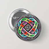 UFO - Täusche das Auge Button (Vorne & Hinten)