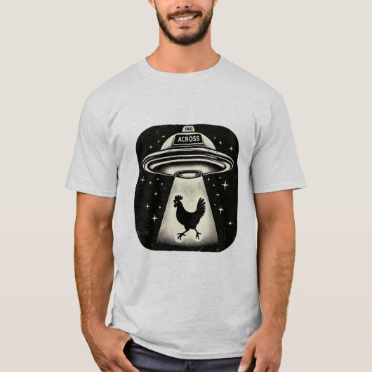 UFO Taxi Accross T - Shirt (Vorderseite)