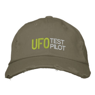 UFO-Test-Pilot Bestickte Kappe