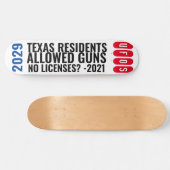 UFO TEXAS GUNS Skateboard (Horizontal)