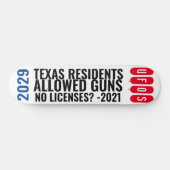 UFO TEXAS GUNS Skateboard (Horizontal)