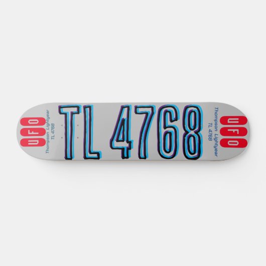 UFO TL4768 7 3/4" Skateboard Deck (Horizontal)