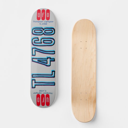 UFO TL4768 7 3/4" Skateboard Deck (Vorderseite)