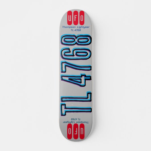 UFO TL4768 7 3/4" Skateboard Deck (Vorne)