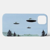 UFO Trio Case-Mate iPhone Hülle (Rückseite (Horizontal))