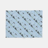 UFO Trio Fleecedecke (Vorderseite (Horizontal))