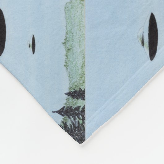 UFO Trio Fleecedecke (Ecke)