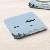 UFO Trio Getränkeuntersetzer (Linke Seite)