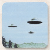 UFO Trio Getränkeuntersetzer (Vorderseite)