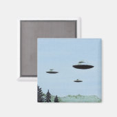 UFO Trio Magnet (Vorderseite/Rückseite)