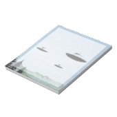 UFO-Trio Notizblock (Rotiert)