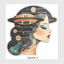 UFO UAP Dreams Aufkleber