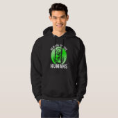 UFO UAP Space Space Unknown Flight Object Alien 1 Hoodie (Vorne ganz)