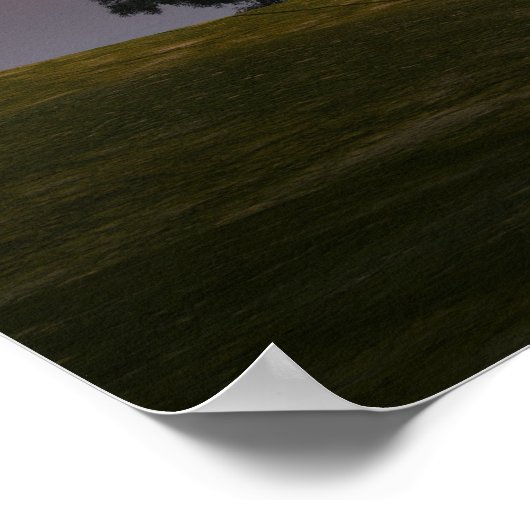 UFO über Powerlines 2 Poster (Ecke)