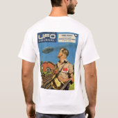 UFO ÜBER TOP SECRET Herren Basic T-Shirt (Rückseite)