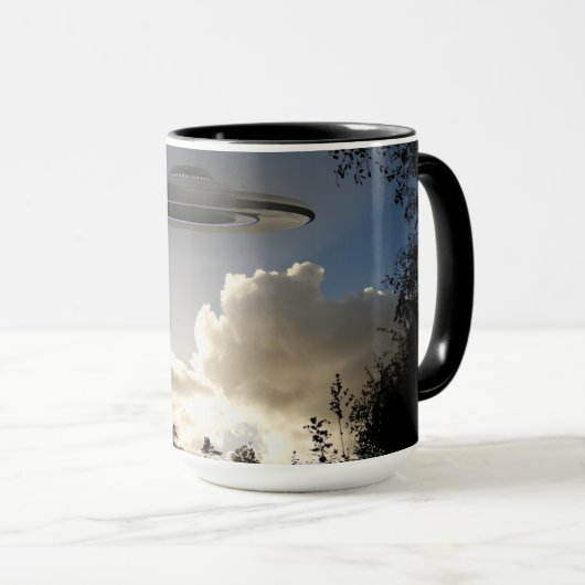 UFO Ufology Alien Coffee Cup Tasse (VorderseiteRechts)