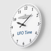 UFO-Uhr Große Wanduhr (Winkel)