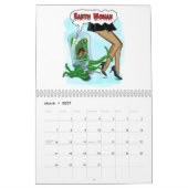 UFO und Alien Spaß Kalender (Mär 2027)