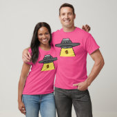 Ufo und die Katze T-Shirt (Unisex)