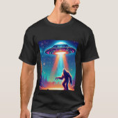UFO und Sasquatch T-Shirt (Vorderseite)