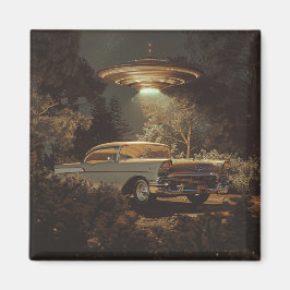 UFO und Stanleys BelAir von 1956 Magnet