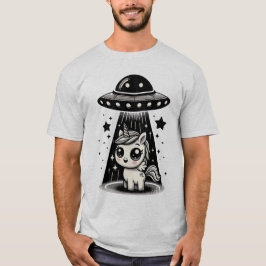 UFO Unicorn - Begegnung mit Niedlichen und Whimsik T-Shirt
