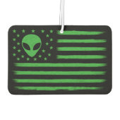 UFO United Staaten Flag Alien Autolufterfrischer (Rückseite)