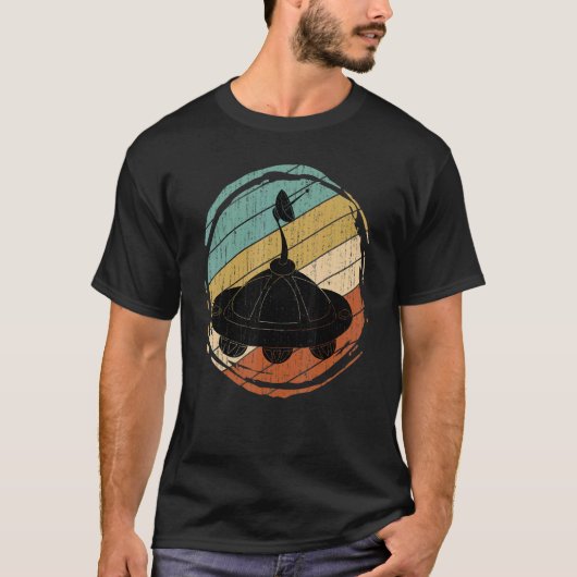 Ufo Unknown Flying Object Sci Fi Retro Ufo T-Shirt (Vorderseite)