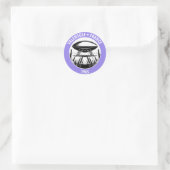 UFO Valensole 1965 Runder Aufkleber (Tasche)