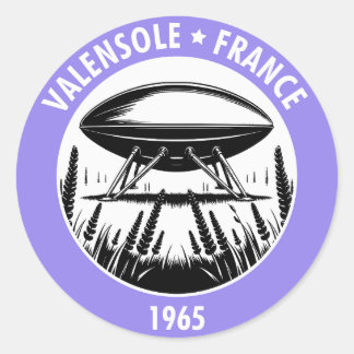 UFO Valensole 1965 Runder Aufkleber