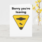 UFO-Viehgrußkarte Karte (Gelbe Blume)