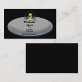 UFO-Visitenkarte Visitenkarte (Vorne/Hinten)