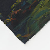 UFO von Van Gogh Fleecedecke (Ecke)