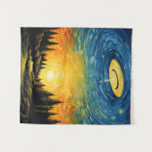 UFO von Van Gogh Wandteppich (Vorderseite (Horizontal))