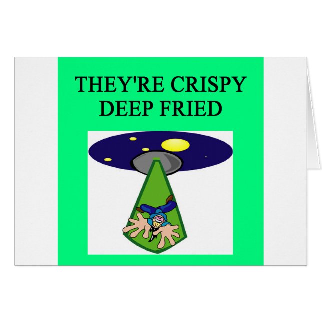 UFO-Witz des alienabduktionsbereichs 51 (Vorderseite (Horizontal))