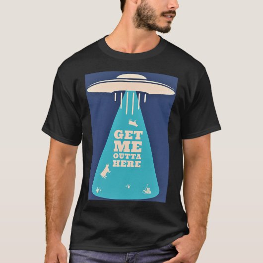 Ufo zur Rettung T-Shirt (Vorderseite)