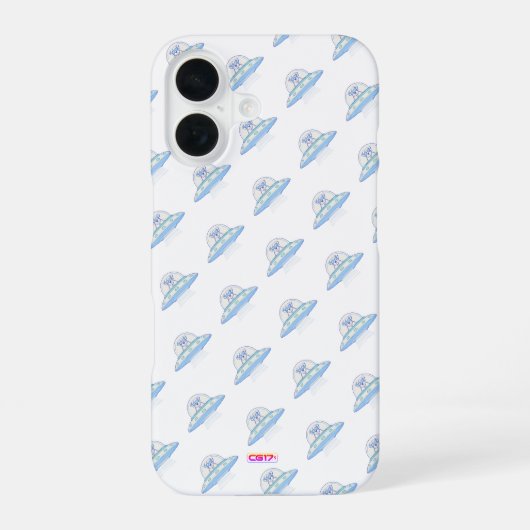 Ufodog logo3 45g iPhone 16 hülle (Rückseite)