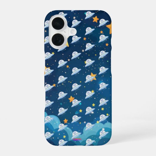 Ufodog logo 45g starry night iPhone 16 hülle (Rückseite)