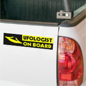 UFOLOGIST AN BORD Autoaufkleber (Auf Lkw)