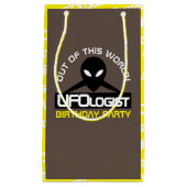 UFOlogist Party, Geburtstag Kleine Geschenktüte (Vorderseite)