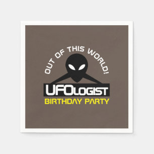 UFOlogist Party, Geburtstag Serviette