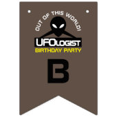 UFOlogist Party, Geburtstag Wimpelkette (Zweite Fahne)
