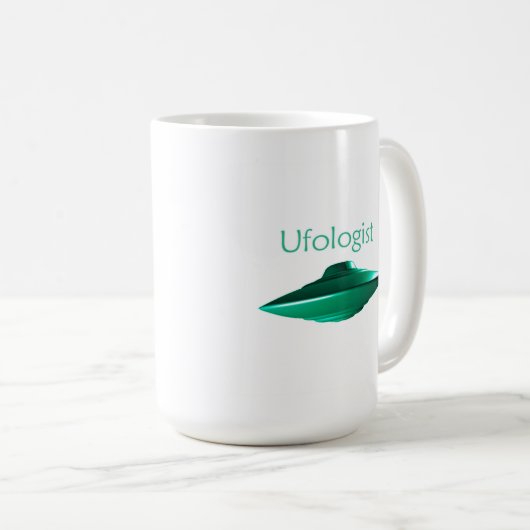 Ufologist-Tasse Kaffeetasse (VorderseiteRechts)