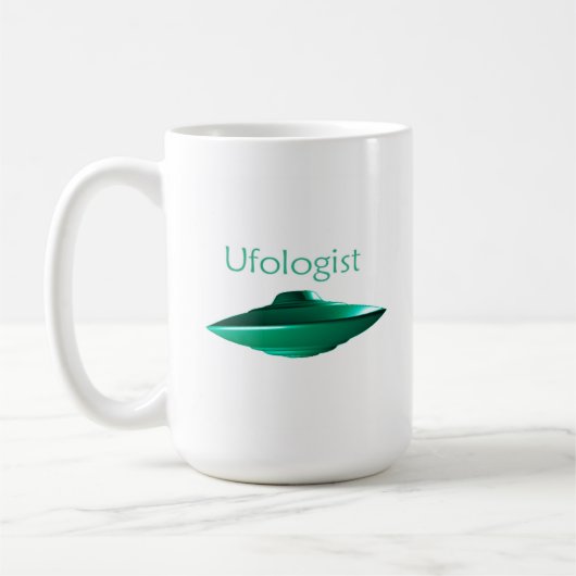 Ufologist-Tasse Kaffeetasse (Links)