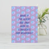 Ufomentführung Geschenk Einladung (Stehend Vorderseite)