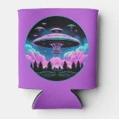 UFOs Alien Invasion Ästhetik Dosenkühler (Vorderseite)