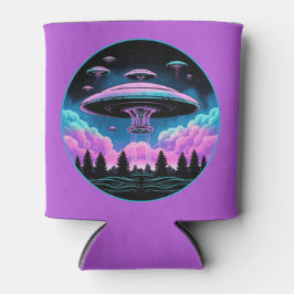 UFOs Alien Invasion Ästhetik Dosenkühler