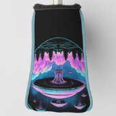 UFOs Alien Invasion Ästhetik Golf Headcover (Rotieren 90)