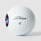 UFOs Alien Invasion Ästhetik Golfball (Logo)