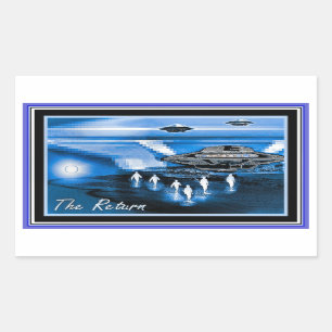 Ufos - Die Rückkehr Rechteckiger Aufkleber